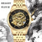 Men's Luxury Luminous Dragon Skeleton Automatic Mechanical Watches Wrist Watch