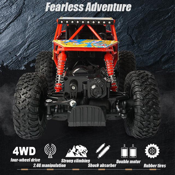 THE NEW 2.4G ALLOY REMOTE CONTROL CAR FOUR-WHEEL DRIVE CLIMBING STUNT BUGGY CLIMBING CAR FEET DRIFT CAR FACTORY DIRECT