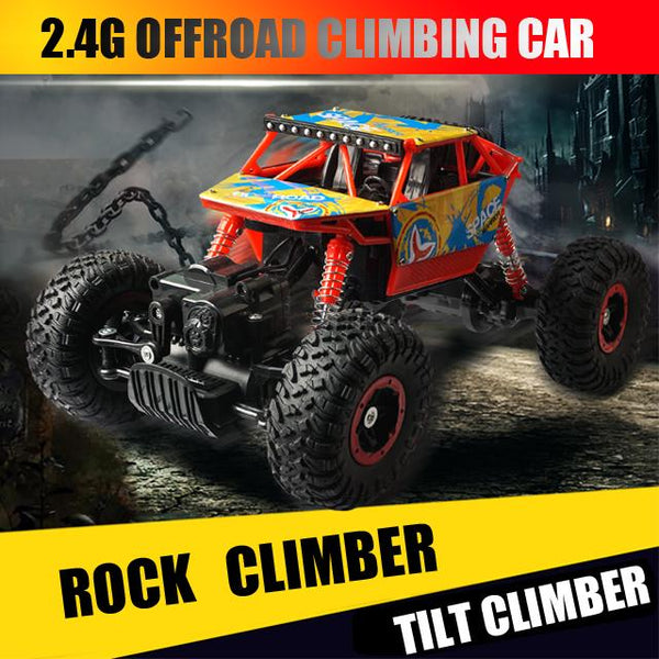 THE NEW 2.4G ALLOY REMOTE CONTROL CAR FOUR-WHEEL DRIVE CLIMBING STUNT BUGGY CLIMBING CAR FEET DRIFT CAR FACTORY DIRECT