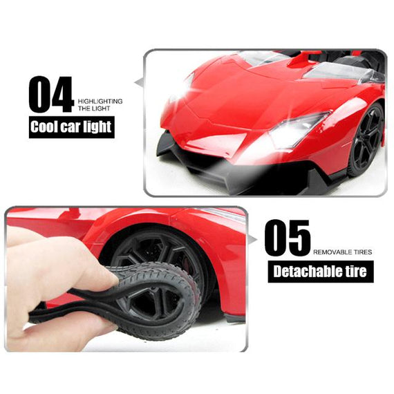 1:12 2.4G SIMULATION CHARGE RAMBO STEERING WHEEL GRAVITY INDUCTION ELECTRIC DRIFT RACING CAR CHILDREN'S TOY REMOTE CONTROL CAR