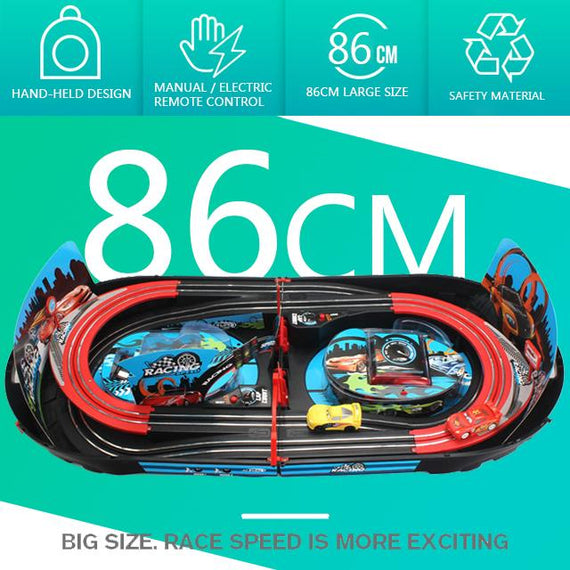 ELECTRIC / MANUAL TELECONTROL TRACK RACING TOY