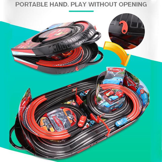 ELECTRIC / MANUAL TELECONTROL TRACK RACING TOY